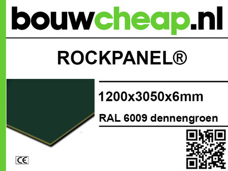 Rockpanel&reg; 6009 6mm DIK 1,20mtr x 3,05mtr
