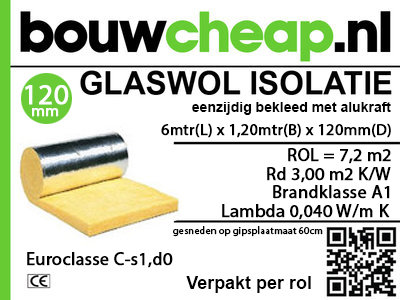 Pat meest Piket Goedkoop glaswol bestellen - Bouwcheap.nl