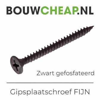 Gipsplaatschroeven 3.5x45 mm (fijn) - 1000 stuks