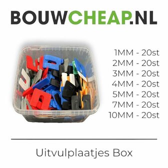 Uitvulplaatjes Assortiment Box Klein