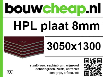 Spookachtig bijlage Premisse 100% de goedkoopste HPL platen | BOUWCHEAP.NL - Bouwcheap.nl